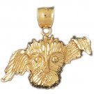 14K GOLD ANIMAL CHARM - POODLE #2182