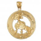 14K GOLD ANIMAL CHARM - DOG #2166