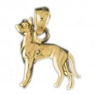 14K GOLD DOG CHARM - BULLDOG #2065