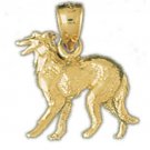 14K GOLD DOG CHARM - BULLDOG #2064