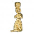 14K GOLD DOG CHARM - BULLDOG #2063