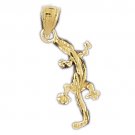 14K GOLD CHARM - LIZARD #2430
