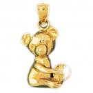 14K GOLD CHARM - TEDDY BEAR #2479