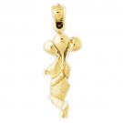 14K GOLD CHARM - TEDDY BEAR #2470