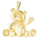 14K GOLD CHARM - TEDDY BEAR #2457