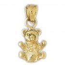 14K GOLD CHARM - TEDDY BEAR #2265