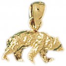 14K GOLD CHARM - BEAR #2552