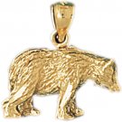 14K GOLD CHARM - BEAR #2551