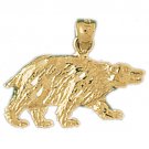 14K GOLD CHARM - BEAR #2547