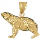14K GOLD CHARM - BEAR #2543