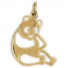 14K GOLD CHARM - BEAR #2537