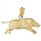 14K GOLD CHARM - PIG #2580