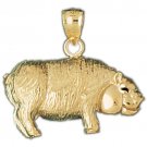 14K GOLD CHARM - PIG #2560