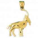 14K GOLD ANIMAL CHARM - GOAT #2620