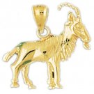 14K GOLD ANIMAL CHARM - GOAT #2619