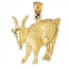 14K GOLD ANIMAL CHARM - GOAT #2618
