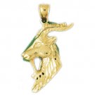 14K GOLD ANIMAL CHARM - GOAT #2615