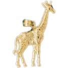 14K GOLD ANIMAL CHARM - GIRAFFE #2645