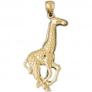 14K GOLD ANIMAL CHARM - GIRAFFE #2641