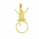 14K GOLD ANIMAL CHARM - MONKEY #2695