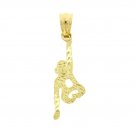 14K GOLD ANIMAL CHARM - MONKEY #2692