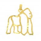 14K GOLD ANIMAL CHARM - MONKEY #2682