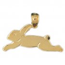 14K GOLD ANIMAL CHARM - RABBIT #2747