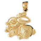 14K GOLD ANIMAL CHARM - RABBIT #2741