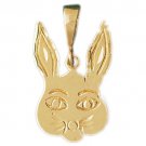 14K GOLD ANIMAL CHARM - RABBIT #2738
