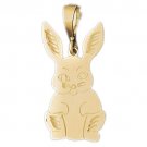 14K GOLD ANIMAL CHARM - RABBIT #2736