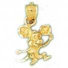 14K GOLD ANIMAL CHARM - MOUSE #2764 14K GOLD ANIMAL CHARM - MOUSE #2764