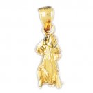 14K GOLD ANIMAL CHARM - HAMSTER #2754