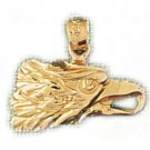 14K GOLD BIRD CHARM - EAGLE #2879