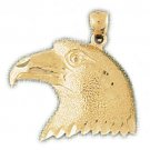 14K GOLD BIRD CHARM - EAGLE #2873