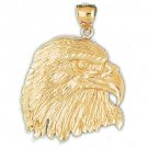 14K GOLD BIRD CHARM - EAGLE #2871