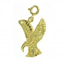 14K GOLD BIRD CHARM - EAGLE #2850