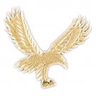 14K GOLD BIRD CHARM - EAGLE #2843
