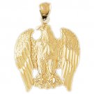 14K GOLD BIRD CHARM - EAGLE #2806