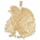 14K GOLD BIRD CHARM - EAGLE #2793
