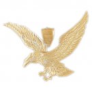 14K GOLD BIRD CHARM - EAGLE #2788