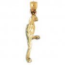 14K GOLD BIRD CHARM - PARROT #2892 14K GOLD BIRD CHARM - PARROT #2892