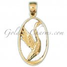 14K GOLD ANIMAL CHARM - SWAN #3140