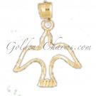 14K GOLD ANIMAL CHARM - BIRD #2939