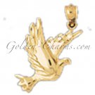 14K GOLD ANIMAL CHARM - BIRD #2933