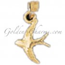 14K GOLD ANIMAL CHARM - BIRD #2924