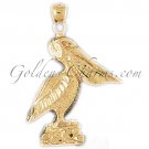 14K GOLD BIRD CHARM - PELICAN #2986