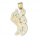14K GOLD ANIMAL FILIGREE CHARM - BUTTERFLY #3126