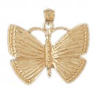 14K GOLD ANIMAL FILIGREE CHARM - BUTTERFLY #3102