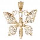 14K GOLD ANIMAL CHARM - BUTTERFLY #3088