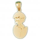 14K GOLD BIRD CHARM - DUCK #3138 14K GOLD BIRD CHARM - DUCK #3138